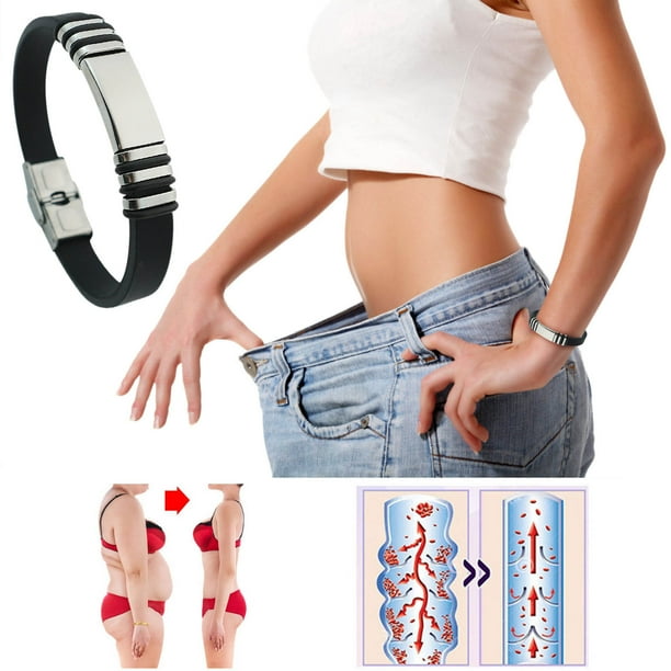 Fiudx Pulsera de Titanio, Pulsera para Mejorar La Salud, Banda Magnética para Aliviar La Insuficiencia, Soporte Metabólico de Acero y Titanio, Ayuda para Reducir El Estrés, Regal de Moda para Hombres
