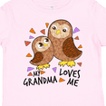 thumbnail image 4 of Inktastic My Grandma Loves Me- Cute Owl Family Boys or Girls Toddler T-Shirt, 4 of 5