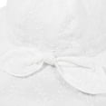 thumbnail image 4 of Hjtefg Baby Bonnet - Lace-Trimmed Bucket Hat for Girls, Breathable Sun Hat with Wide Brim, Elegant Korean-Style Headwear for Toddlers, Comfortable Kids' Headwear,Color: White Size: 50, 4 of 9
