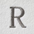 thumbnail image 5 of SKL Home Casual Monogram Hand Towel Set, R, 16x26, White 2 Pack, 5 of 5