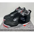 thumbnail image 2 of Ni - ke Air Jordan 4 Retro Bred Reimagined (GS) Youth Shoes FQ8213-006 Size 7Y, 2 of 5