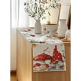 thumbnail image 5 of Table Runner 72 Inches Long for Kitchen Dining, Red Mushroom Gnomes Dresser Scarf Farmhouse, Dining Table Decorations for Wedding/Parties, Eucalyptus Leaves Watercolor Rustic 13 x 72 In, 5 of 8