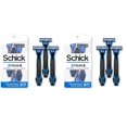 thumbnail image 1 of Maquinillas de afeitar desechables Schick Xtreme 4 Outlast para hombre, 3 unidades x 2, 1 of 8