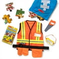 thumbnail image 3 of Melissa & Doug Construction 3-in-1 Deluxe Collection Themed Gift Set – Costume Role Play, Puzzle, Water WOW! - FSC Certified, 3 of 10