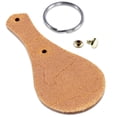 thumbnail image 3 of Leather Key Fob Kit - London Tan Leather (8-9oz) - Rivet (Brass) - Key Ring (Nickel) - (25 Pack) - 25-Pack (London Tan)(Brass), 3 of 7