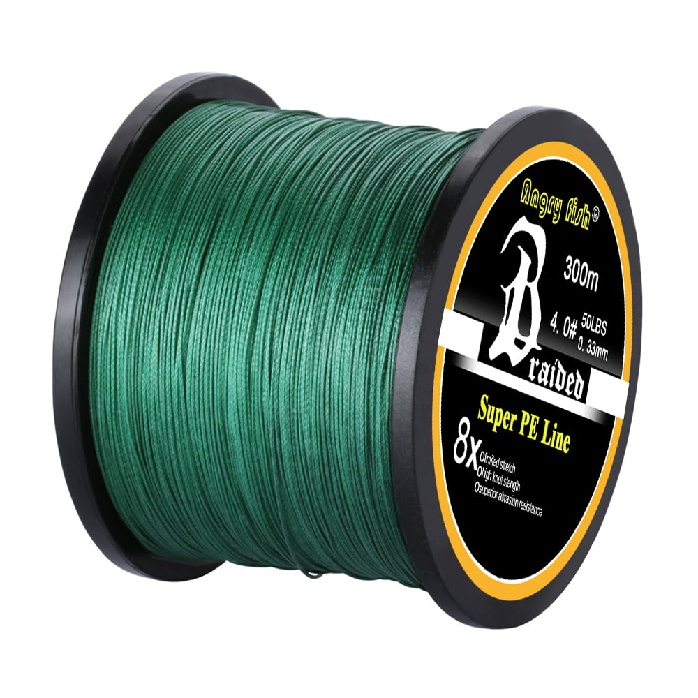 1000M 9 Colors Moss Green 4 Strands Strong 6LB-100LB PEBraided Fishing Lines 