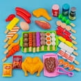 thumbnail image 1 of Jouets Alimentaires Enfants Jeu d'Imitation Cuisine Jouets Aliments de Simulation Batterie de Cuisine Cuisine Kit BBQ Jeu de Rôle Cadeau Éducatif pour Enfants, 1 of 7