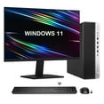 thumbnail image 3 of HP Computer Combo EliteDesk 800 G4 SFF Windows 11 Pro Desktop PC, New 24 inch Monitor, Intel Hexa-Core i7 8th Gen, 16GB DDR4 RAM, 512GB NVMe SSD , WIFI-Refurbished, 3 of 4