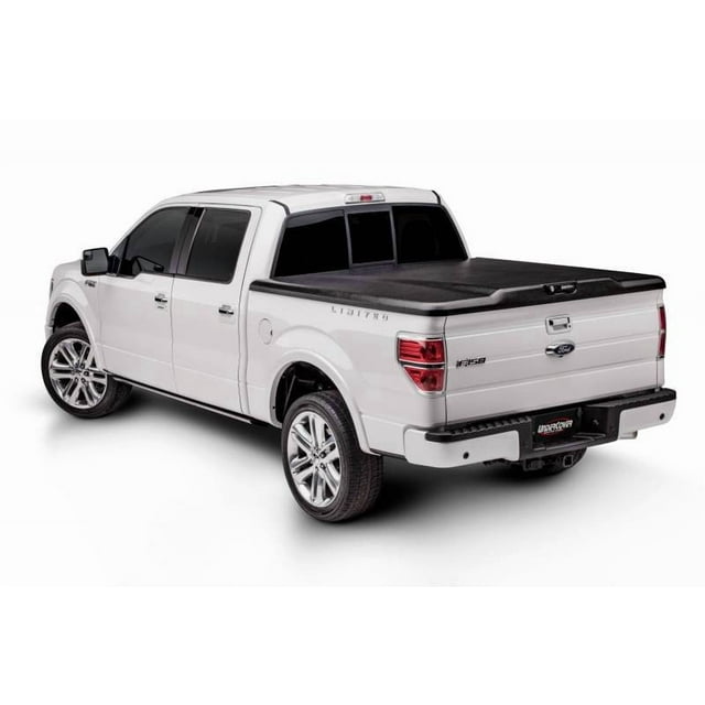 UnderCover Tonneau Cover UC1218 Elite; Tilt-Up; Lockable; Textured Black; ABS Composite Material