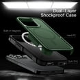 thumbnail image 3 of JETech Case for iPhone 14 Pro 6.1-Inch Compatible with MagSafe, Heavy Duty Dual-Layer Rugged Protection, Shockproof Protective Tough Phone Magnetic Cover (Midnight Green), 3 of 6