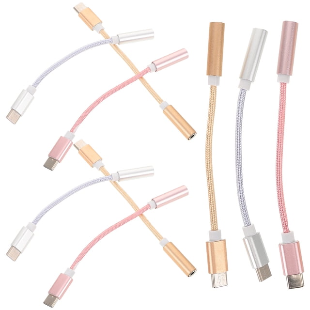 KALLORY 9Ud Adaptador USB C Para Audífonos Jack 3.5mm Con Transmisión De Sonido Estable Y Calidad