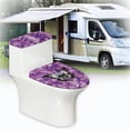 thumbnail image 6 of HELLHERO Skull and Butterfly Design Comfortable and Practical for Household Stretch Toilet Seat Cover Adjustable Soft Non-Slip, 6 of 8