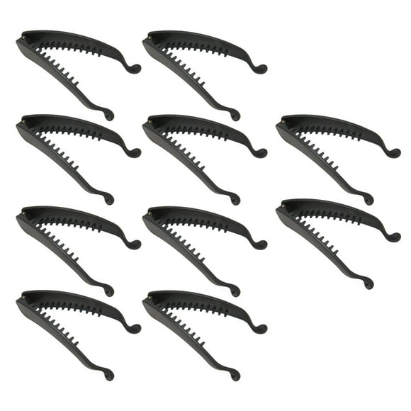 Banana Clip, Flexible Banana Clip Casual Black Slip Resistant Elegant 10PCS for Hair Accessories for Straight Hair