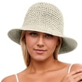 thumbnail image 1 of Sombrero plegable ligero y transpirable para mujer: sombrero de pescador con protección UV para actividades al aire libre, 1 of 6