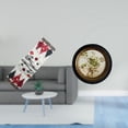 thumbnail image 2 of Decoración de mesa festiva de invierno con marco de resina repujada de estilo europeo antiguo para mesa de centro navideña y decoración retro para el, 2 of 8