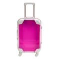 thumbnail image 3 of Clear Mini Rolling Suitcase Storage Box,2.95X1.37X5.11" Imitation Travel Luggage Organizer, Transparent Mini Trolley Trinket Container, Portable Desktop Jewelry Holder for Small Accessories Storage, 3 of 7