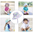 thumbnail image 5 of Sombrero para el sol ajustable para bebé, sombrero para nadar al aire libre para niños pequeños, sombrero para piscina, ala ancha, correa para la barbilla, sombrero para jugar en verano, 5 of 5