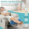 thumbnail image 2 of Recliner Leg Rest Cushion Foot Rest Pillow for Recliner Foot Pillows for Resting Half Moon Cushion for Leg Support, Under Knee Bolster for Sofa and Chair, 2 of 6