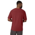 thumbnail image 4 of Hanes Moves Men's Short Sleeve Performance Tee Cardinal Red L, 4 of 8