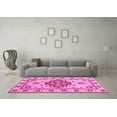 thumbnail image 3 of Ahgly Company Indoor Round Persian Pink Traditional Area Rugs, 6' Round, 3 of 4
