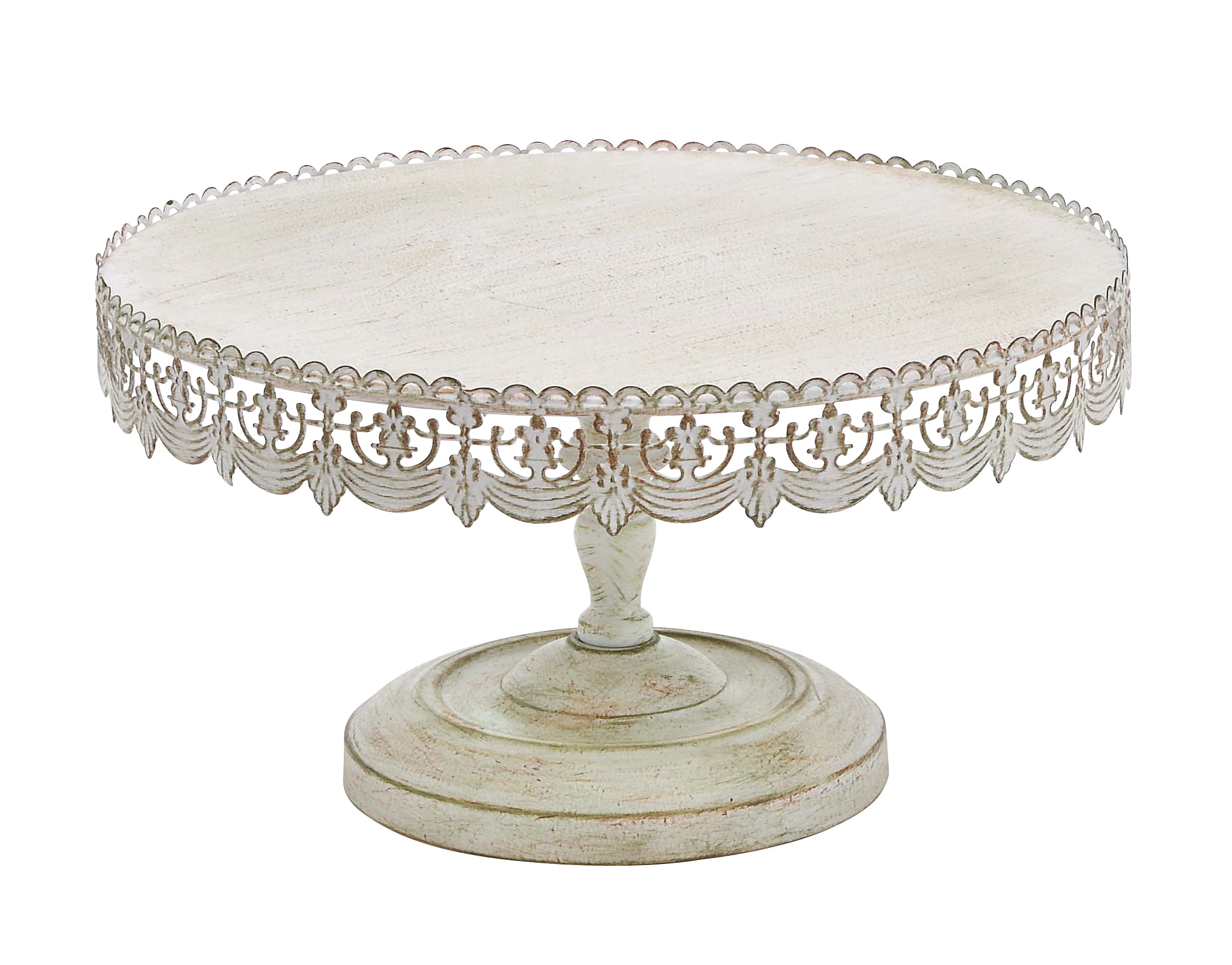 white cake stand with lid