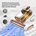 thumbnail image 3 of Upgrade Wireless Mattress Vacuum Cleaner, 16Kpa Suction, 253.7nm UV Lamp, 80000RPM Ultrasonic, Dual Cup, Handheld Portable for Bed Sofa Carpet, 3 of 12