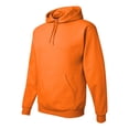thumbnail image 2 of Men's 50/50 Nublend Fleece Safety Orange Pullover Hood, 2 of 3