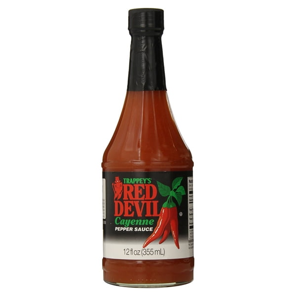Trappey's Red Devil Cayenne Pepper Sauce 12 oz Glass Bottle Single