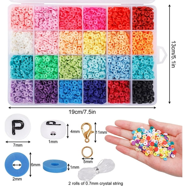 Dcenta Bead Bracelet Making Kit with Mixed Color Animal Fruit Flower Letter Beads for Jewelry Making Handmade DIY Bracelet Necklace, Women's, Size: 230