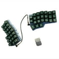 thumbnail image 2 of CORNE V4 Split Keyboard Kit with Folding Stand & Emerald Keycaps, 40% Ergonomic, Hot-Swappable & QMK/VIA Programmable, 2 of 9