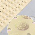 thumbnail image 5 of Alfombrilla de ducha antideslizante con ventosas de PVC, color crema, 35 x 70 cm (13,8 x 27,6 pulgadas)., 5 of 5