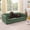 Green, variant on 55" Large Elevated Dog Couch with Armrests and Tufted Backrest, Dog Sofa for Small/Medium/ Large Dogs, Upholstered Loveseat Pet Bed with Nailhead Trim
