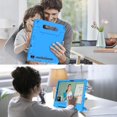 thumbnail image 5 of SUPNICE Kids Case for Samsung Galaxy Tab S10 FE 10.9" 2025/S9 FE 10.9 Inch/S9 11 Inch 2023, Lightweight Shockproof Convertible Handle Stand Case for Samsung Galaxy Tab S10 FE/S9 FE/S9/S8/S7,Blue, 5 of 7