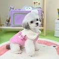 thumbnail image 4 of CNKOO Pet Coat Adorable Heart Pattern Dog Cat Winter Coat Warm Stylish Button Closure Pet Jacket for Cold Weather, 4 of 6