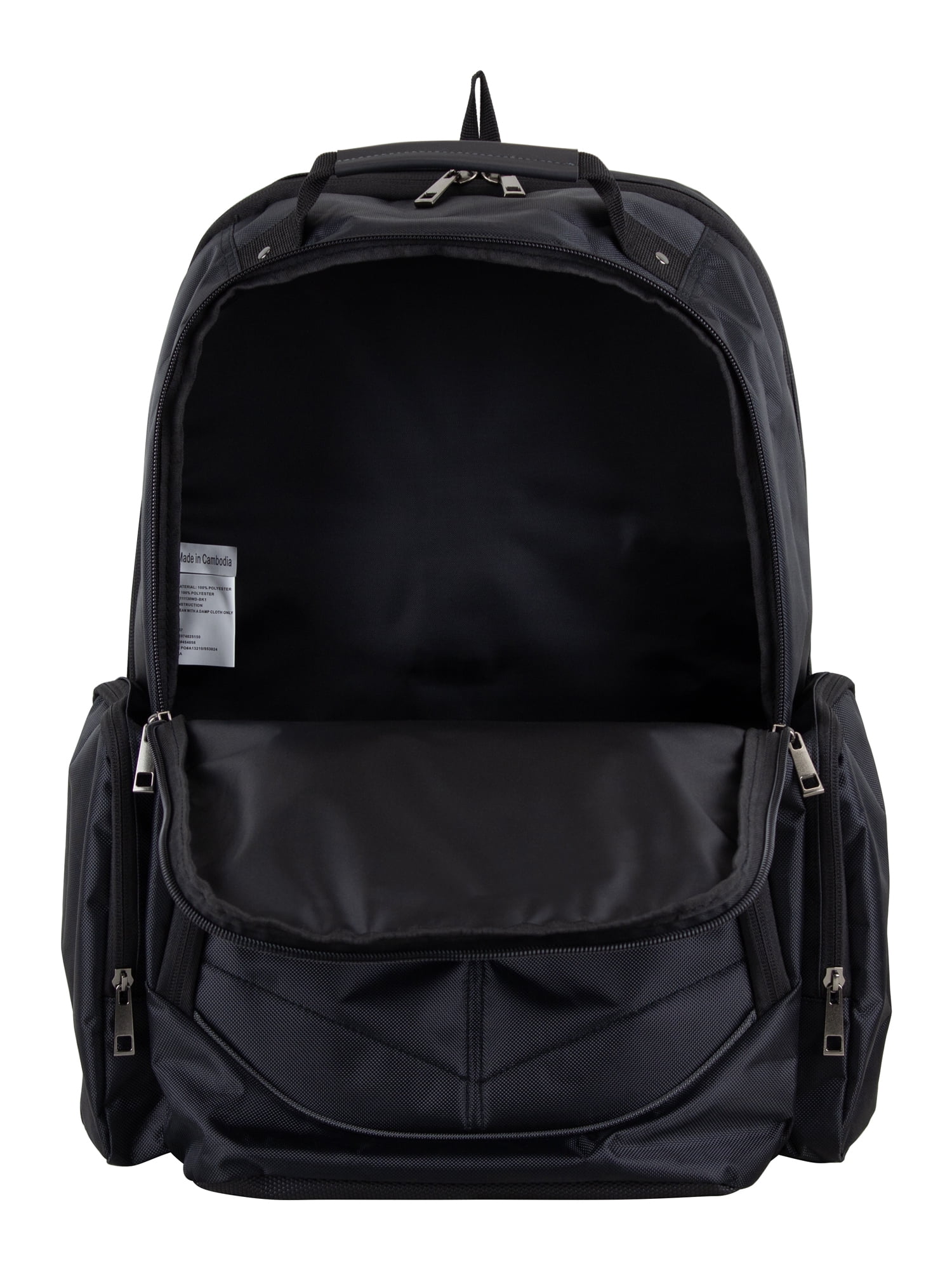 Eastsport Unisex Limited Viper Tech Backpack, Black/Charcoal