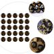 thumbnail image 5 of 300pcs encantos chino Feng Shui suerte riqueza dinero amuleto para pulsera (negro), 5 of 6