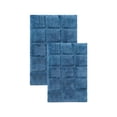 thumbnail image 2 of BNM Non-Slip Washable Bath Rug Set, 20" x 30", 24" x 36", Sapphire, 2 of 8