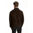 thumbnail image 4 of EXcelled  Men's Big and Tall Suede Shirt Collar Jacket, 4 of 5