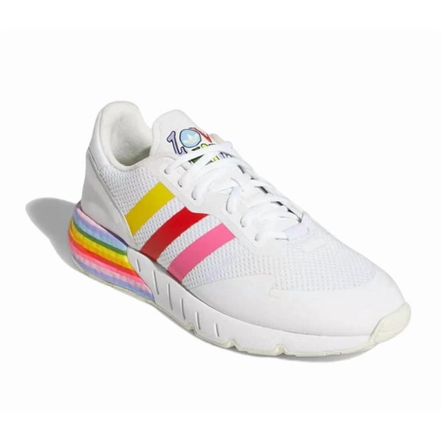 Men's 9.5US Ad-id-as ZX 1K Boost Pride Love Unites GW2418 White Shoes Women 6.5