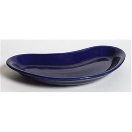 Tuxton China BCZ-0862 8.75 in. Crescent Dish - Cobalt - 1 Dozen