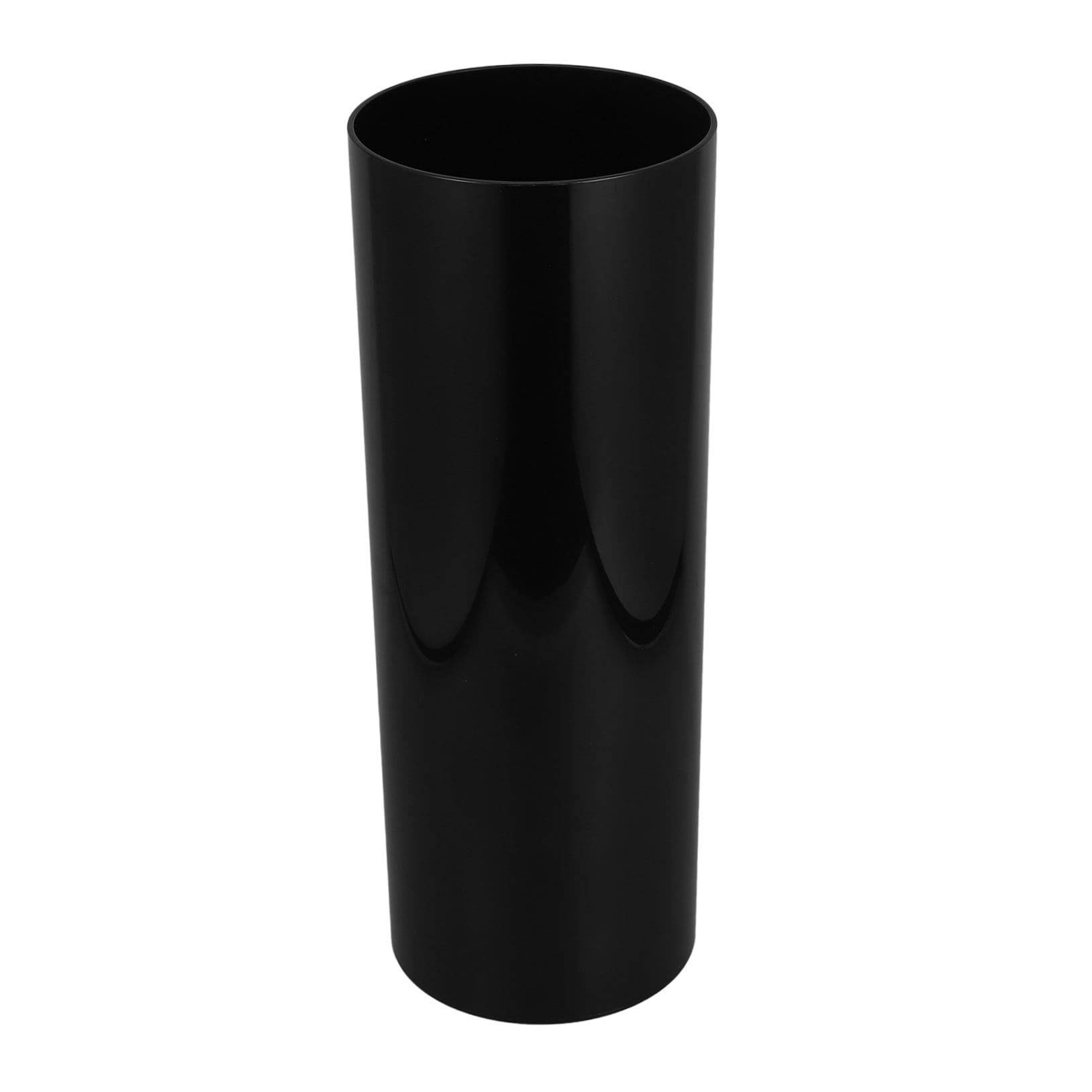DINHEAROM Large Umbrella Holder Indoor Black Plastic Round Waterproof 1Pack