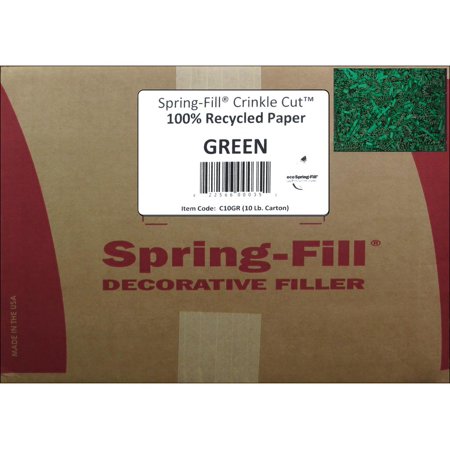UPC: 0822566000351 | Cindus Krinkle Shred Box 10lb Emerald Green/Green