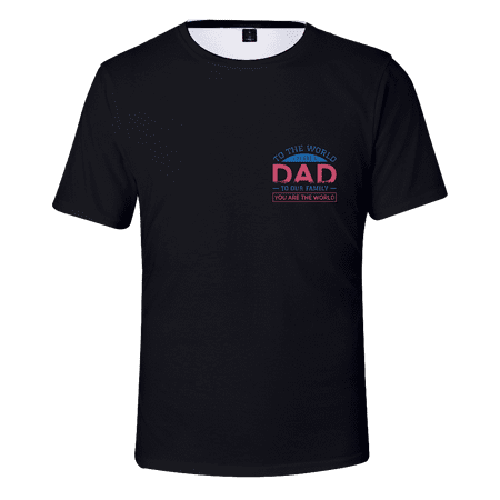 

MLFU Dads Birthday Gifts Ideas Boys Girls Crewneck Tee Oversized Tops For Men