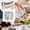 B Black, variant on Countdown Timer, Loud Bell Timer, Kitchen Gadget, Gift for Home Baker, 2.75X2.75X2 Inch Large White Square Non-Electric Mechanical Timer, Manual Clockwork 60-Minute Precise Time