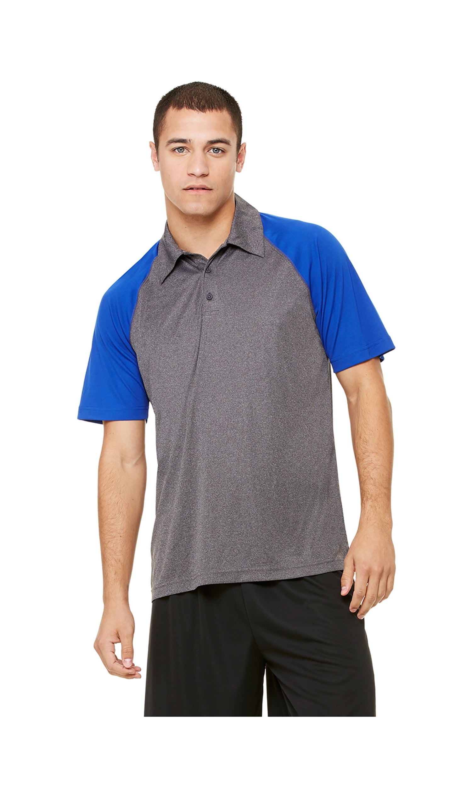 Alo Alo Men's Performance 3Button Raglan Polo Shirt, Style M1829