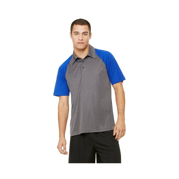 Alo Alo Men's Performance 3Button Raglan Polo Shirt, Style M1829