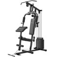 thumbnail image 1 of CoSoTower Multi-Exercise Home Gym Station with 99lbs Weight Stack, for for Back, Chest, Arms, Full Body Workout, 1 of 7