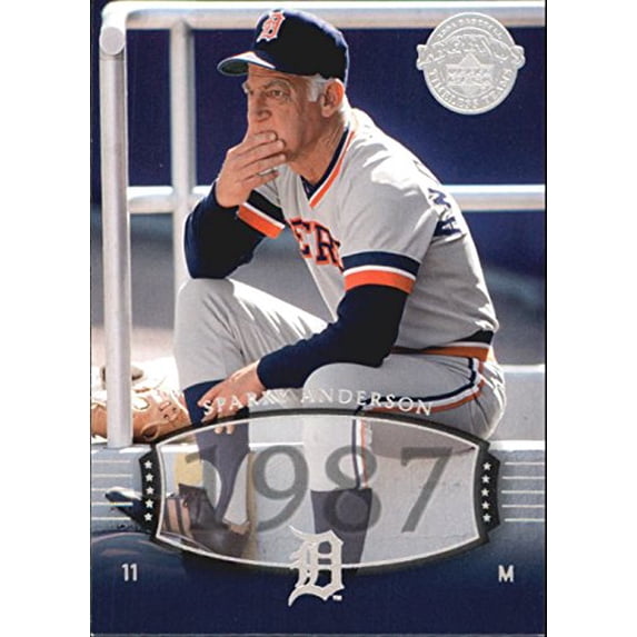 2004 UD Legends Timeless Teams #268 Sparky Anderson 87 MLB Baseball Trading Card