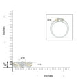 thumbnail image 4 of ANGARA Natural 0.31 Ct. Diamond Fashion Ring in 14K White & Yellow Gold for Women (Ring Size: 3), 4 of 9