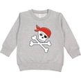 thumbnail image 2 of Inktastic Pirate Skull and Crossbones Toddler Sweatshirt, 2 of 4